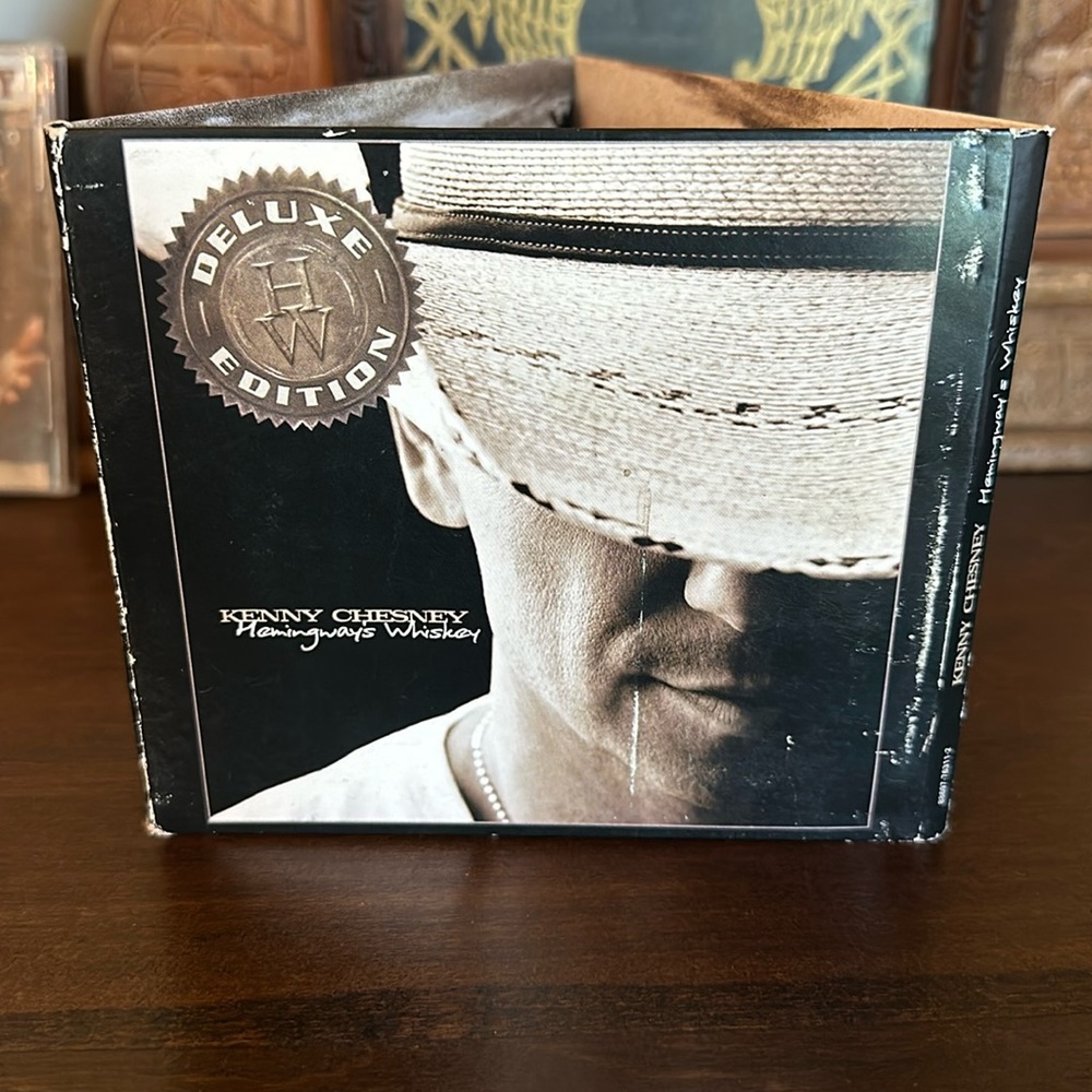 Kenny Chesney Hemingways Whiskey Deluxe Edition CD and DVD.